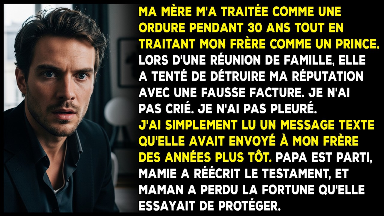 Maman a tenté de m'humilier avec une 