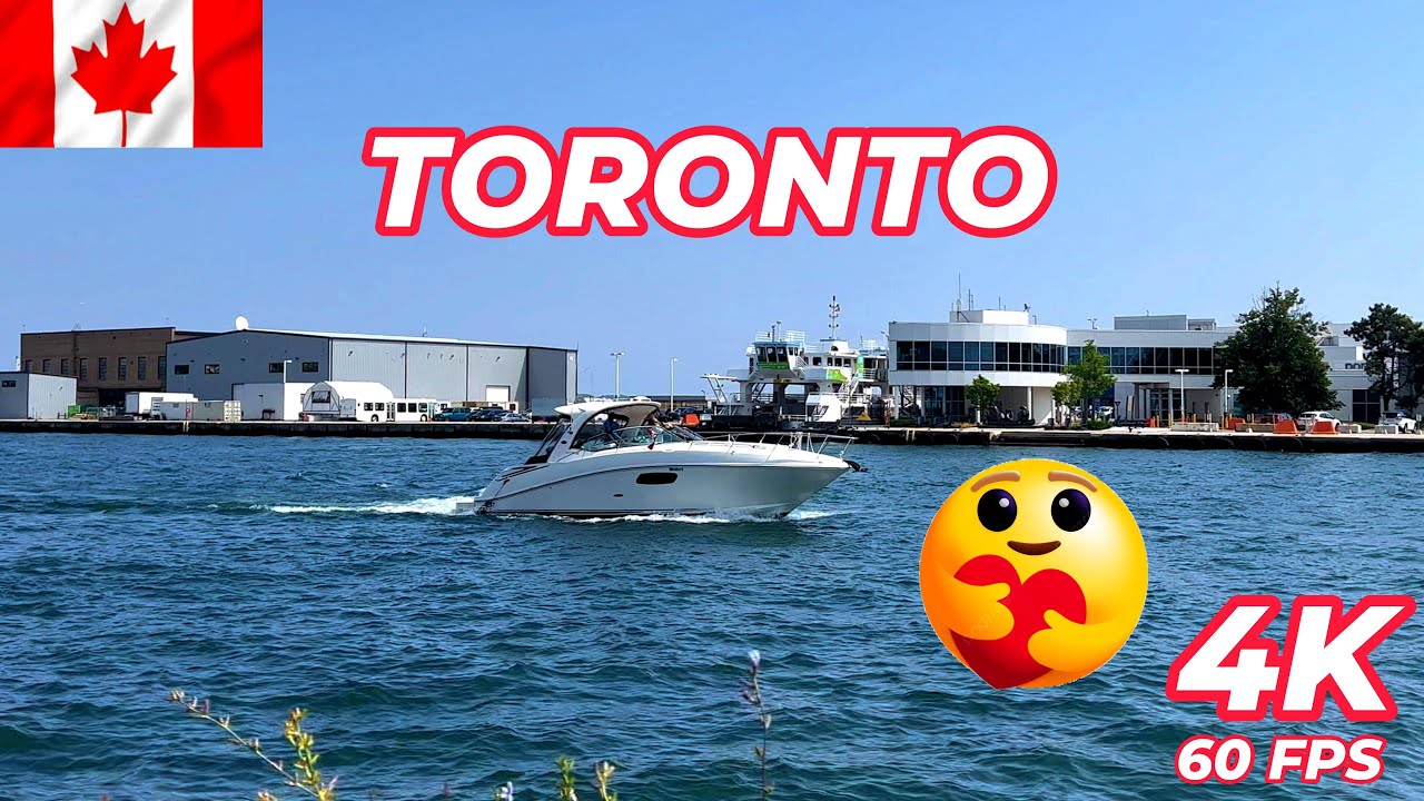 Quiet Walk While Watching Toronto Airport (Ambient Sounds) 4K
