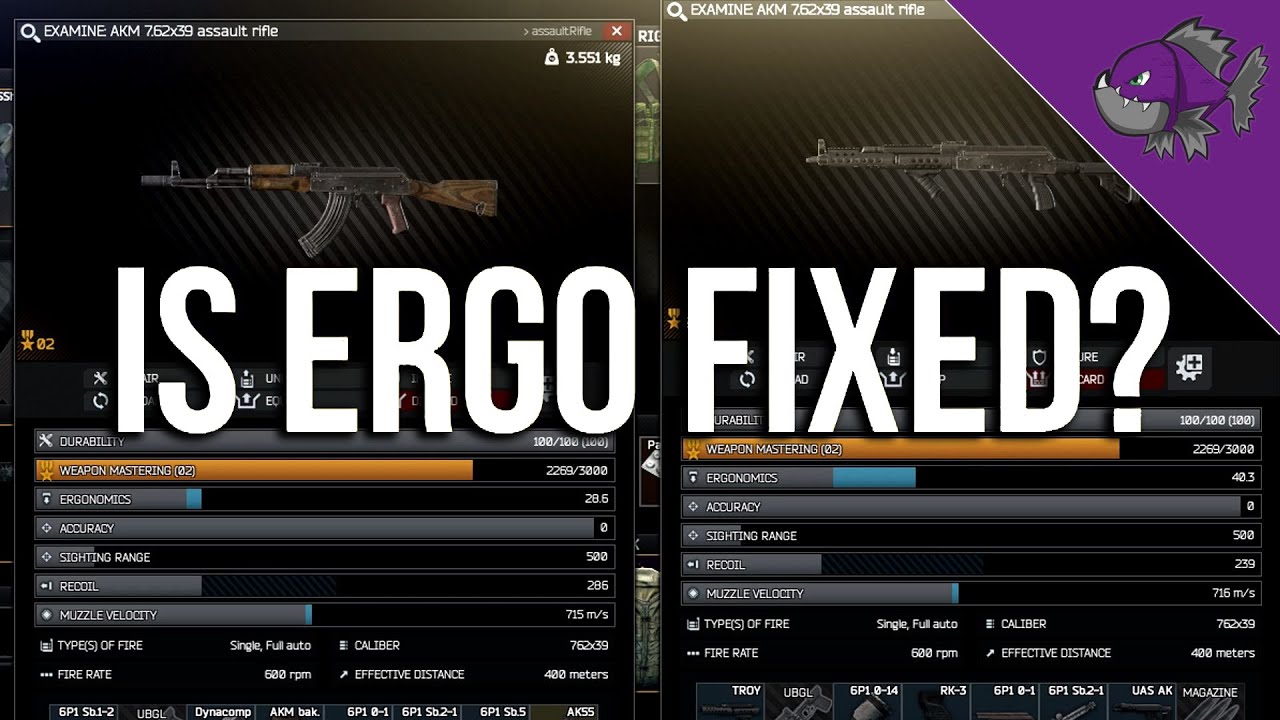 Is Ergo Still Broken In 0.9? - Tips Guides - Escape From Tarkov