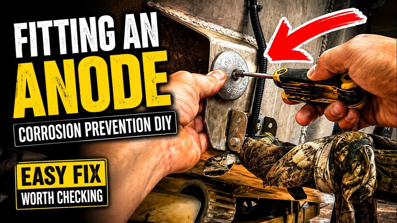 Fitting an Anode to an Aluminium Boat | Corrosion Prevention DIY
