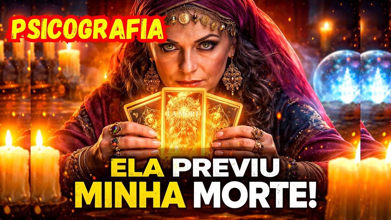 PSICOGRAFIA -  A Cartomante Chorou Quando Me Viu no Mundo Espiritual