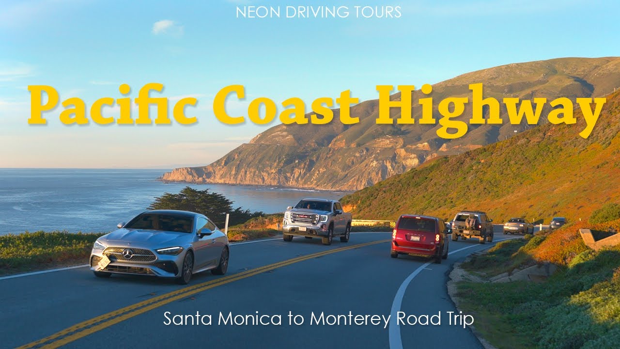 Pacific Coast Highway Reopens - Road Trip from Santa Monica to Monterey 4K HDR