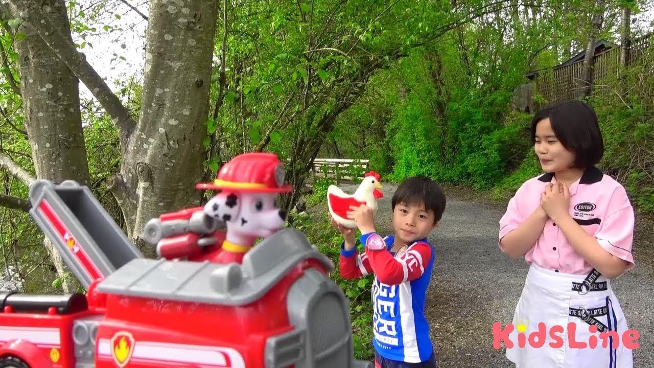 Paw patrol rescue toyねみちゃんを助けるぞ！