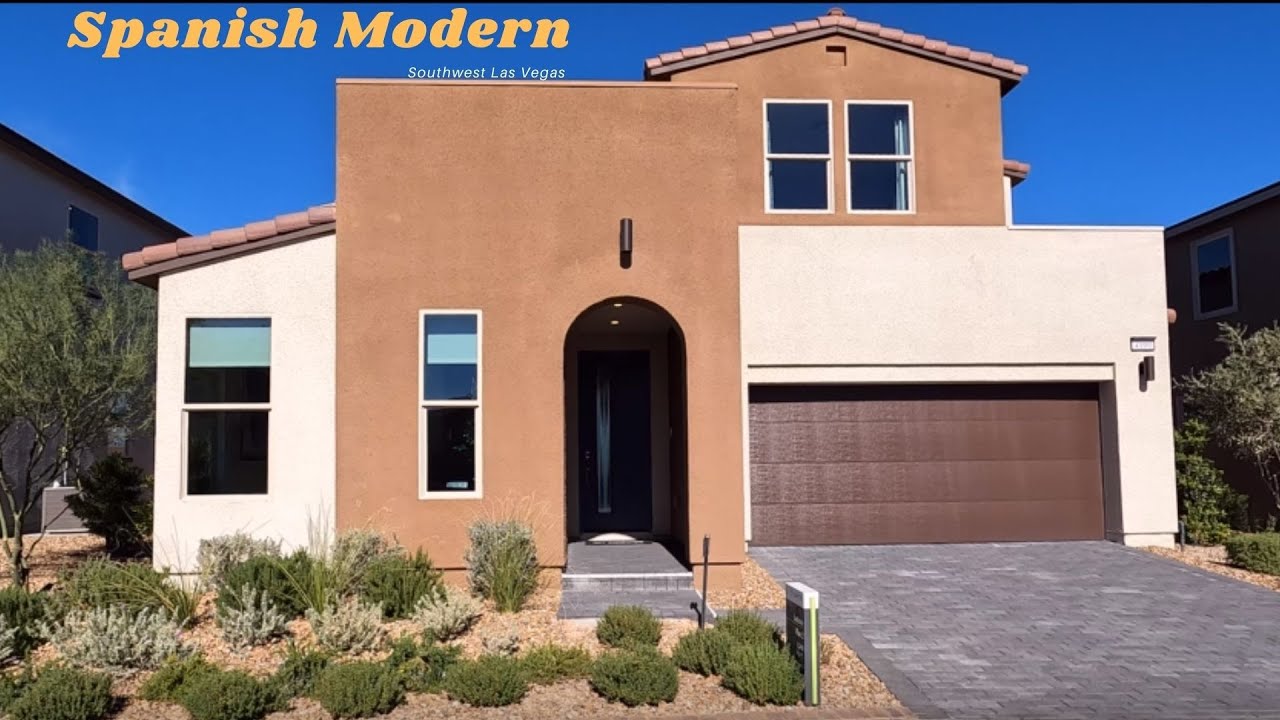 Modern Homes For Sale Las Vegas | Latitude by Tri pointe Homes | New Home Tour $467k+ 2,340sf