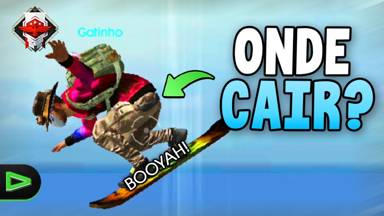 ONDE CAIR EM UMA PARTIDA NO FREE FIRE???