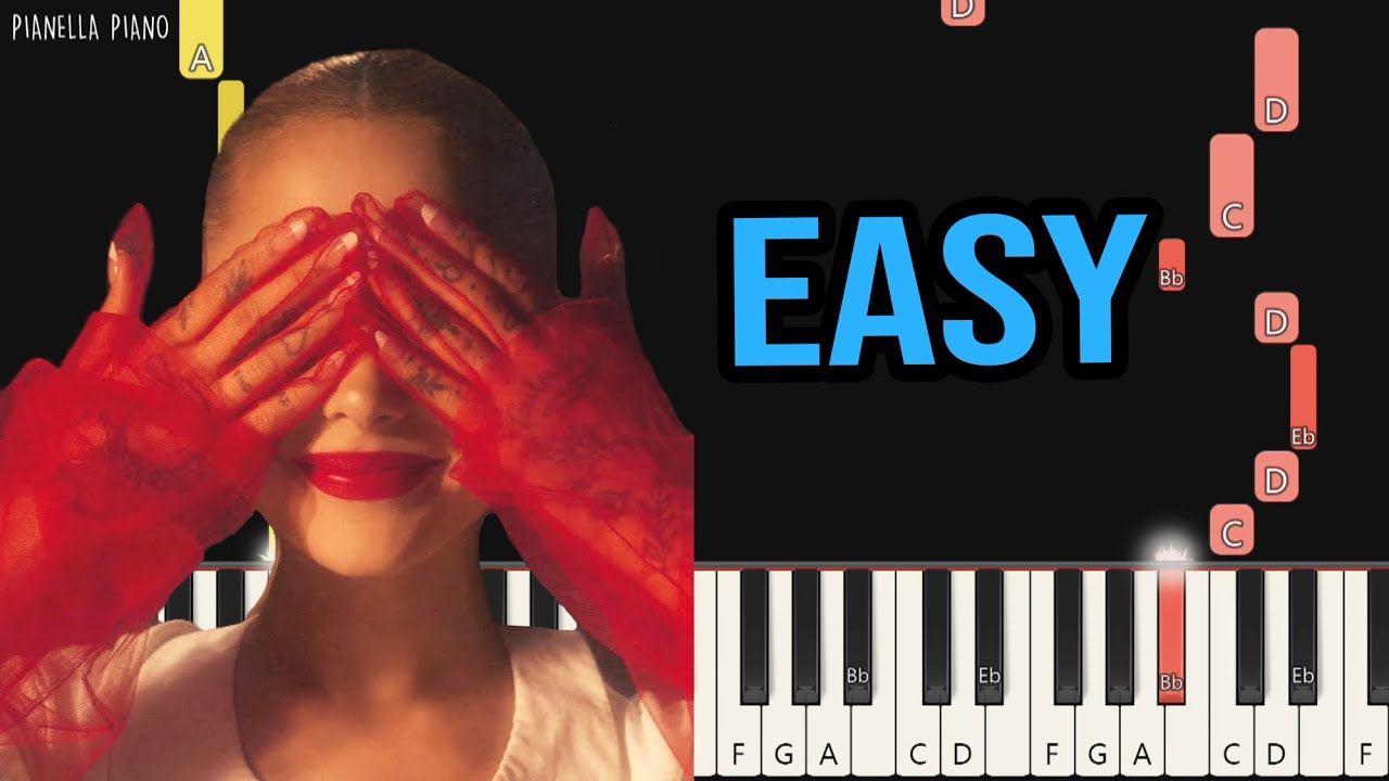 Ariana Grande - the boy is mine | EASY PianoTutorial by Pianella Piano
