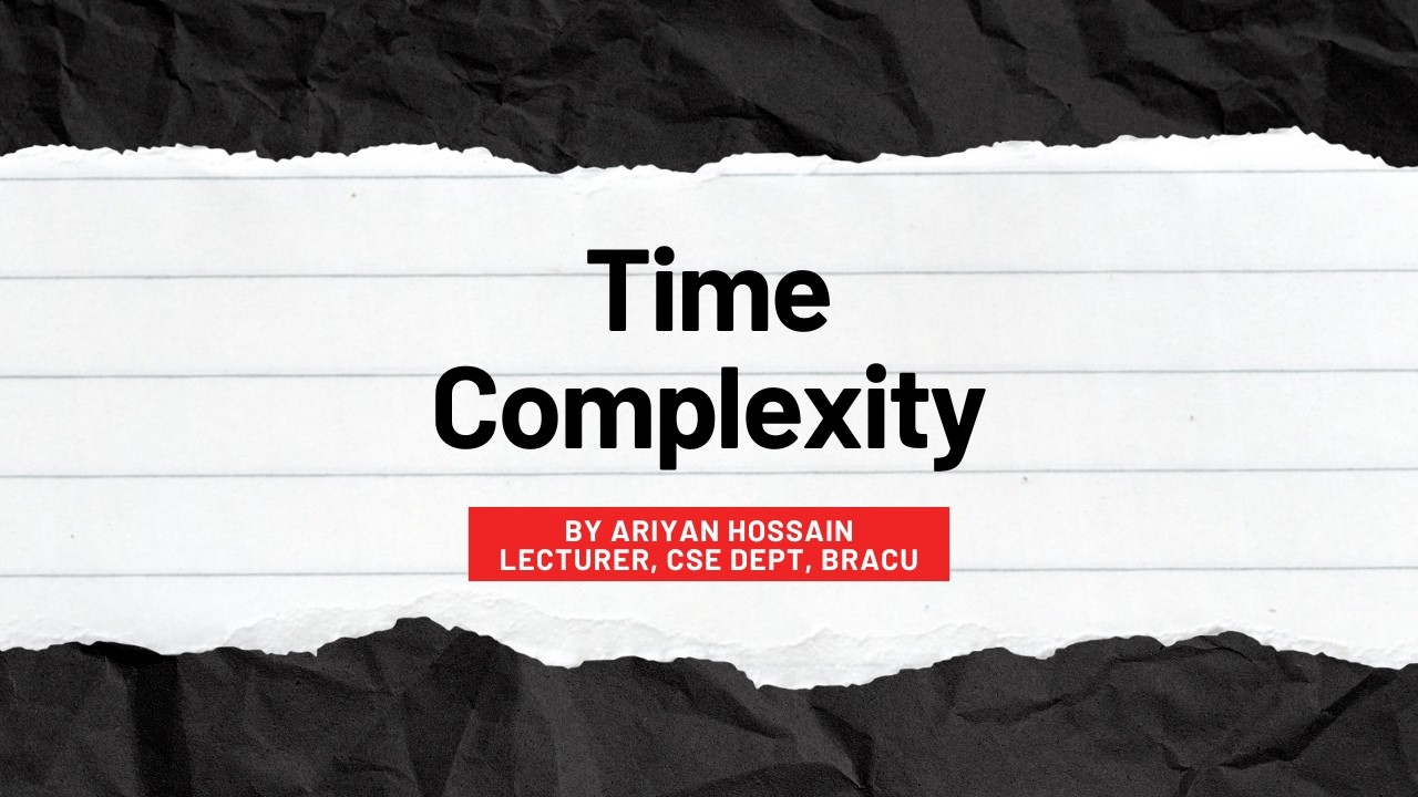 Chap 2.1: Time Complexity