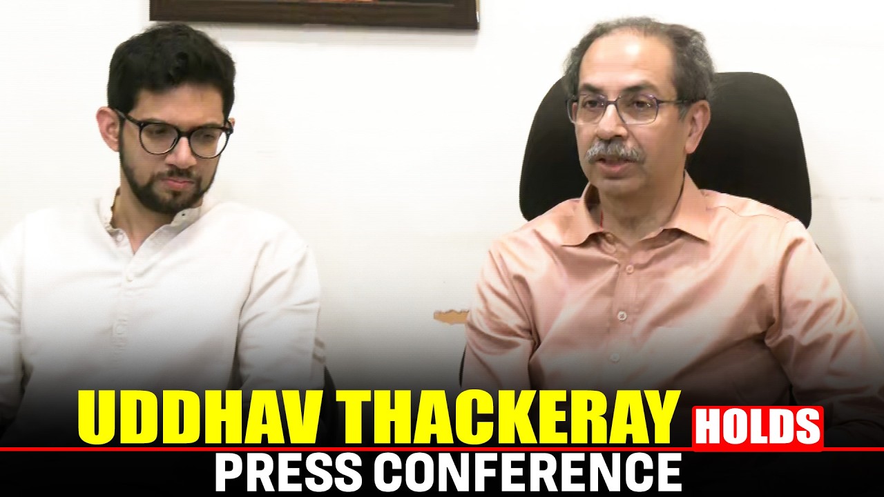 LIVE: Shive Sena UBT Chief Uddhav Thackeray holds PC | Election Commission | SIR |Gyanesh Kumar |BJP