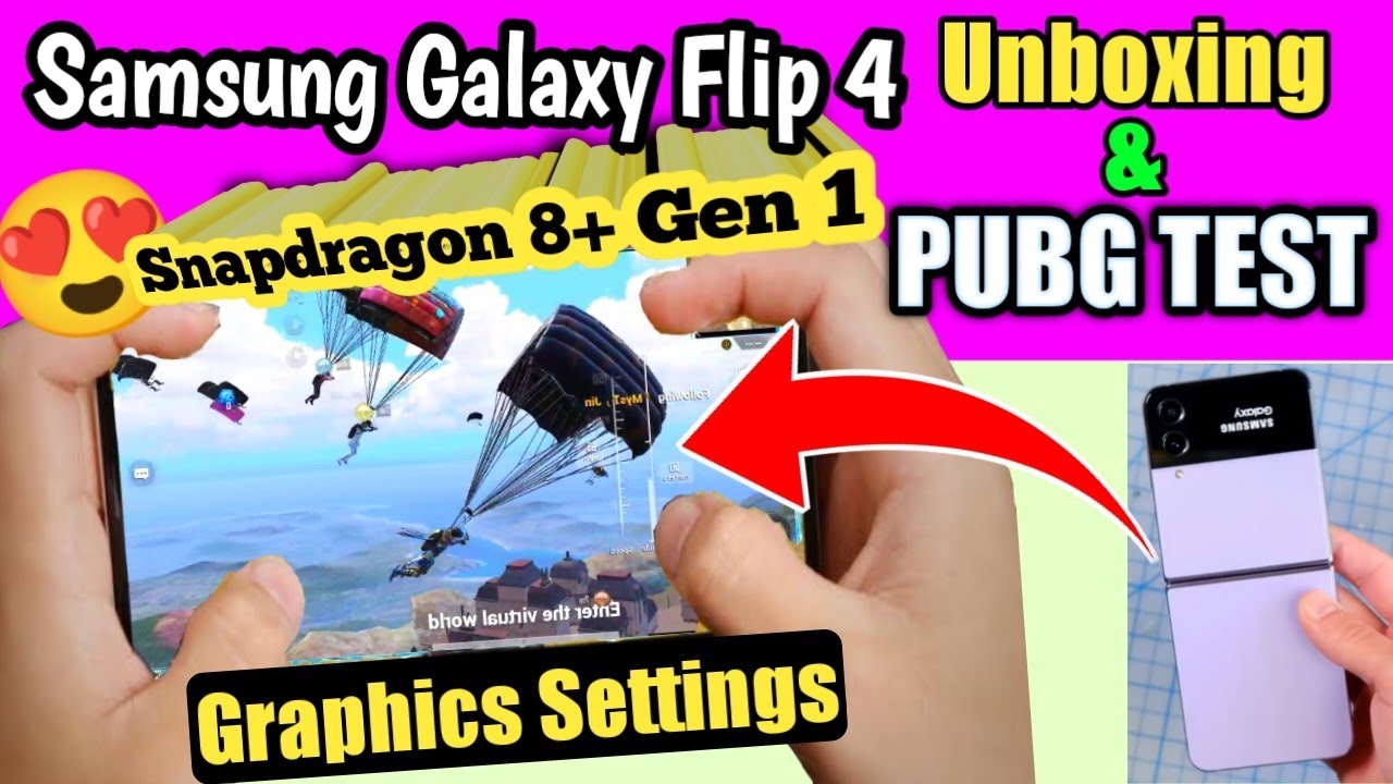 Samsung Galaxy Z Flip 4 Pubg Test 🔥 Samsung Galaxy Z Flip Pubg Graphics 🔥 Galaxy Flip 4 Gaming Test