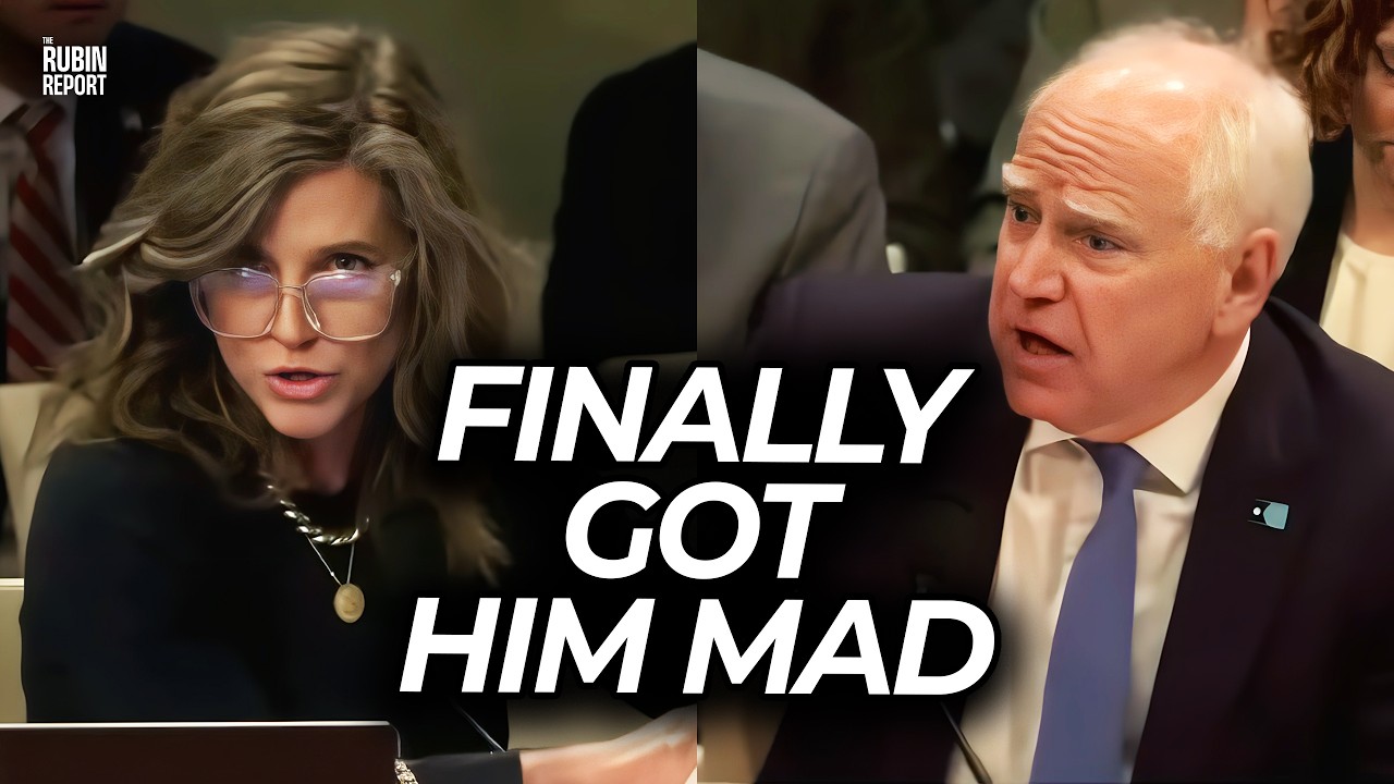 Watch Tim Walz Lose His Cool as Republican Goes Off Script to Ask This