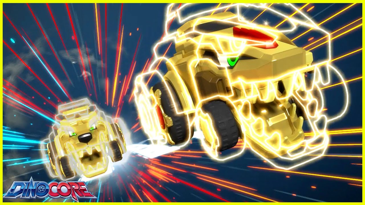 Dinocore Cartoon | Golden Supercar | The Good Dinosaur | Kids Movies 2024