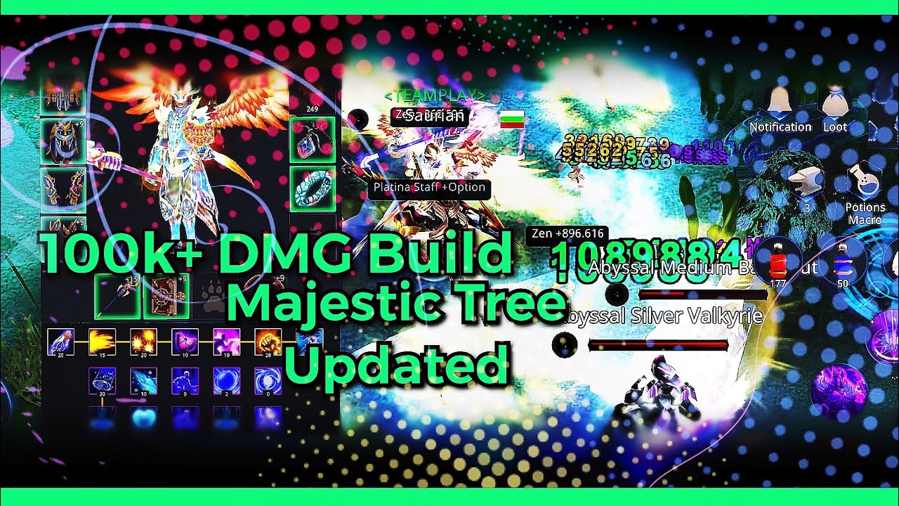 Lost Continent | White Mage 100K+ DMG Build | Cubera/AA2 Majestic Tree Updated