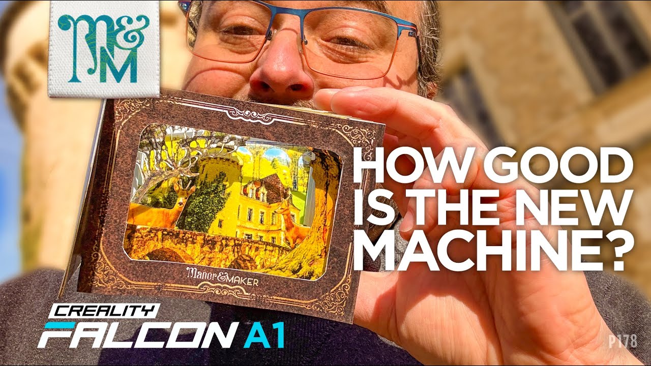 How good is the new Creality Falcon A1 10W? | Manor&Maker