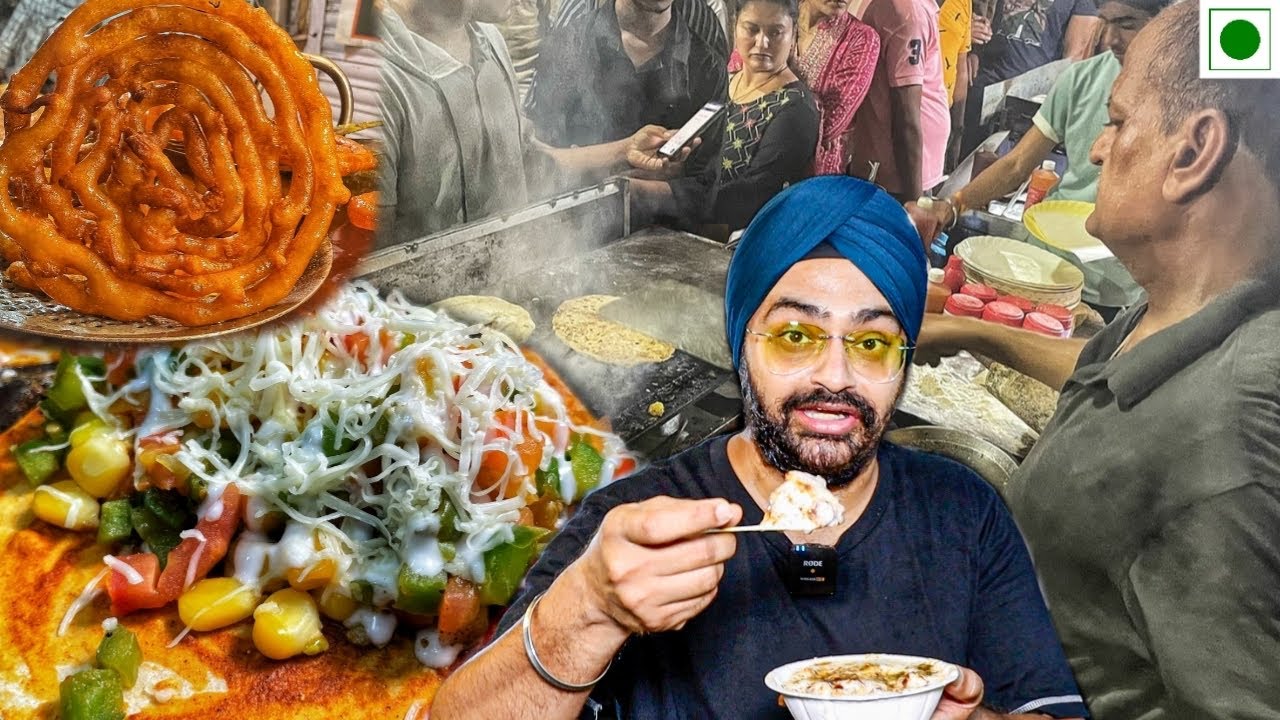 Most Famous Full Tour Night Street Food Sarafa Bazar | Indore