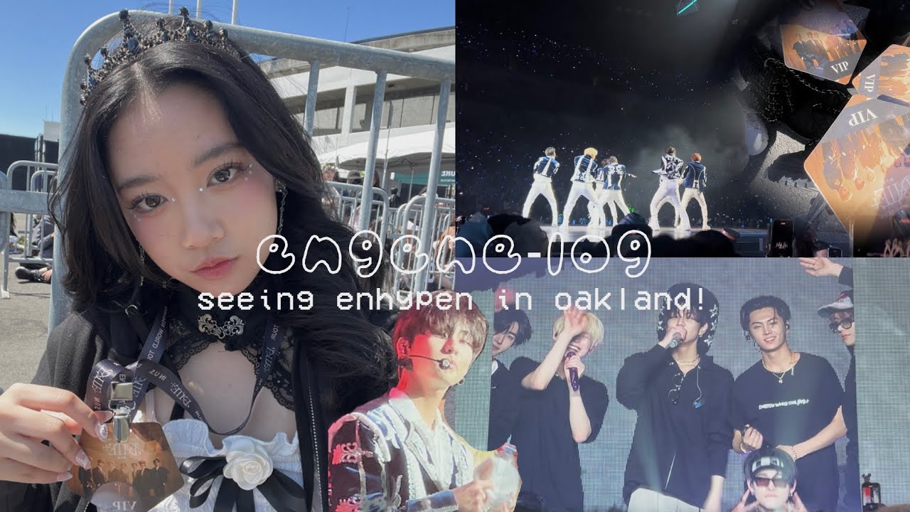 ENGENE-LOG: enhypen in oakland! vip2 experience, seeing them up close