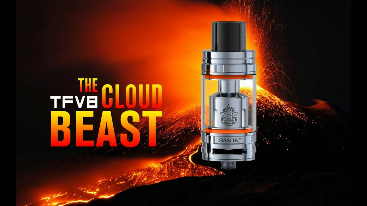 smok tfv8 cloud beast tank first look