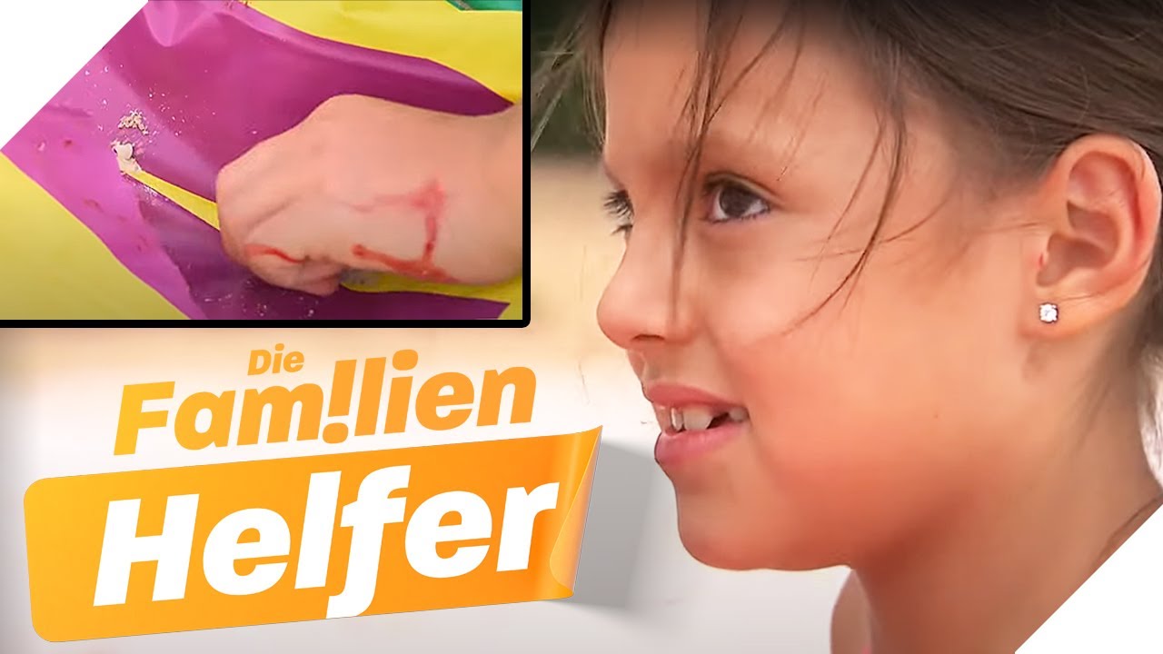 Mutwillige ZERSTÖRUNG: Susi (6) sticht auf Luftmatratzen ein! | Die Familienhelfer | SAT.1