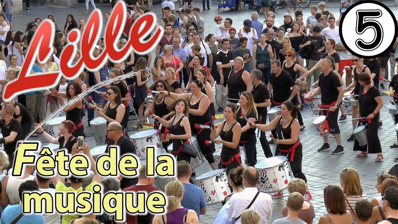 CAPANGA │ Batucada afro brésilienne. Fête de la Musique à Lille. HD Video 5.