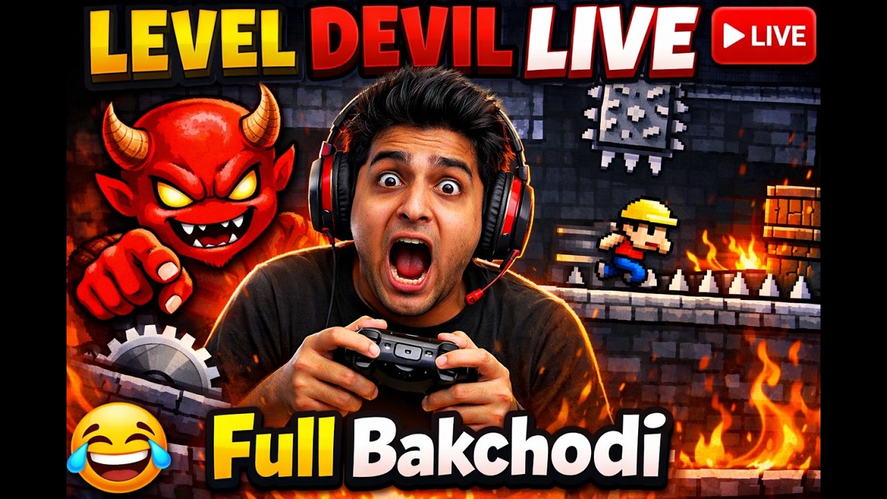 LEVEL DEVIL LIVE 🔥 Hardest Game Ever? Can I Beat This Impossible Level! | Ayush Gaming