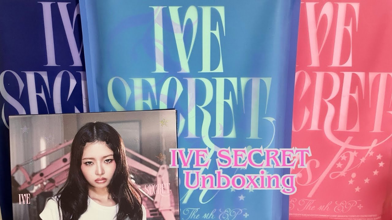 【開封動画】 ⚠️音量注意 IVE SECRET 開封〜！ 安定の騒がしさ(笑) IVE Unboxing 아이브 앨범개봉