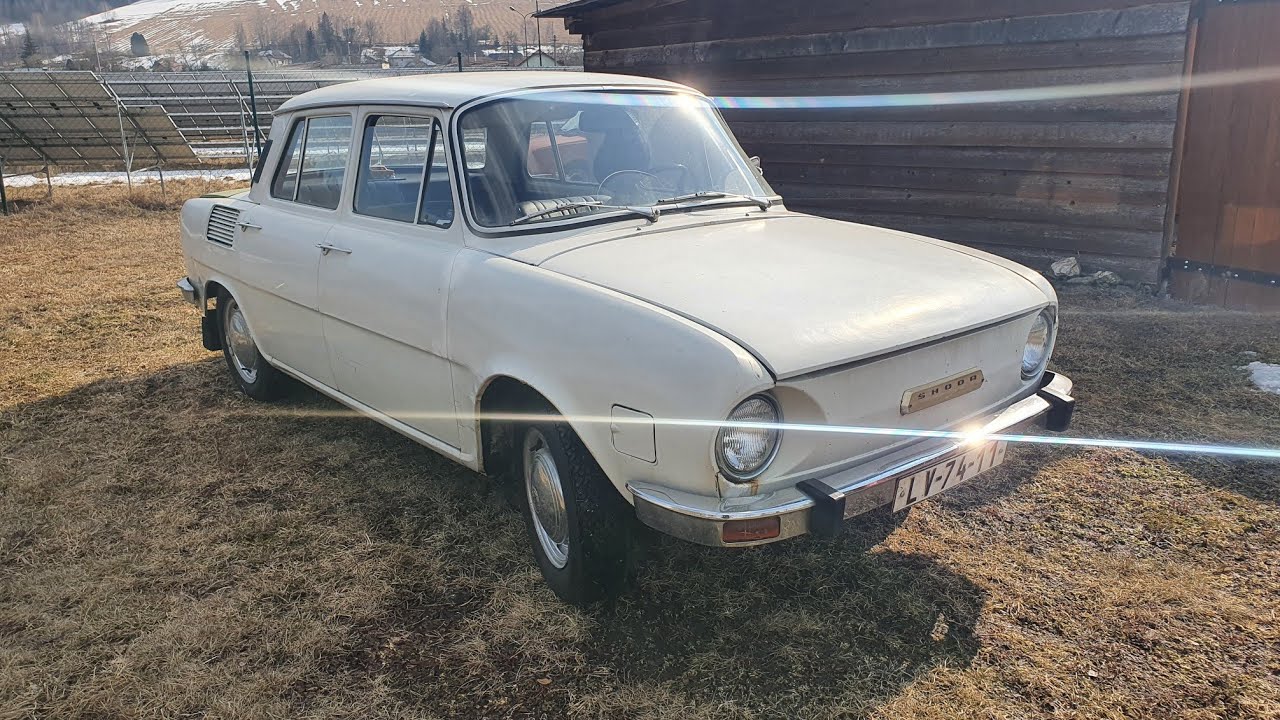 Škoda 100 prvý štart po zimnom odpočinku 👌