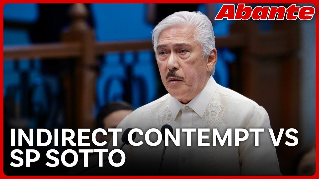 Indirect contempt vs SP Sotto inihain ni Atty. Topacio, iba pang abogado