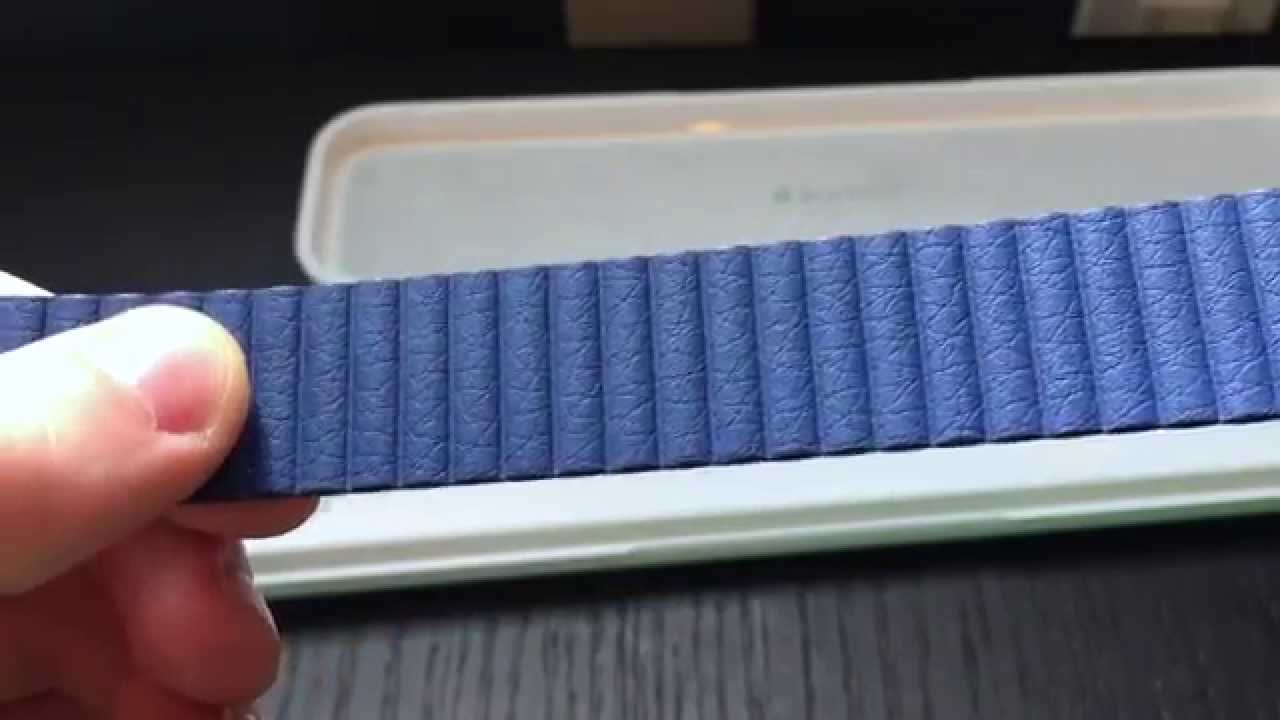 Apple Watch Leather Loop Unboxing