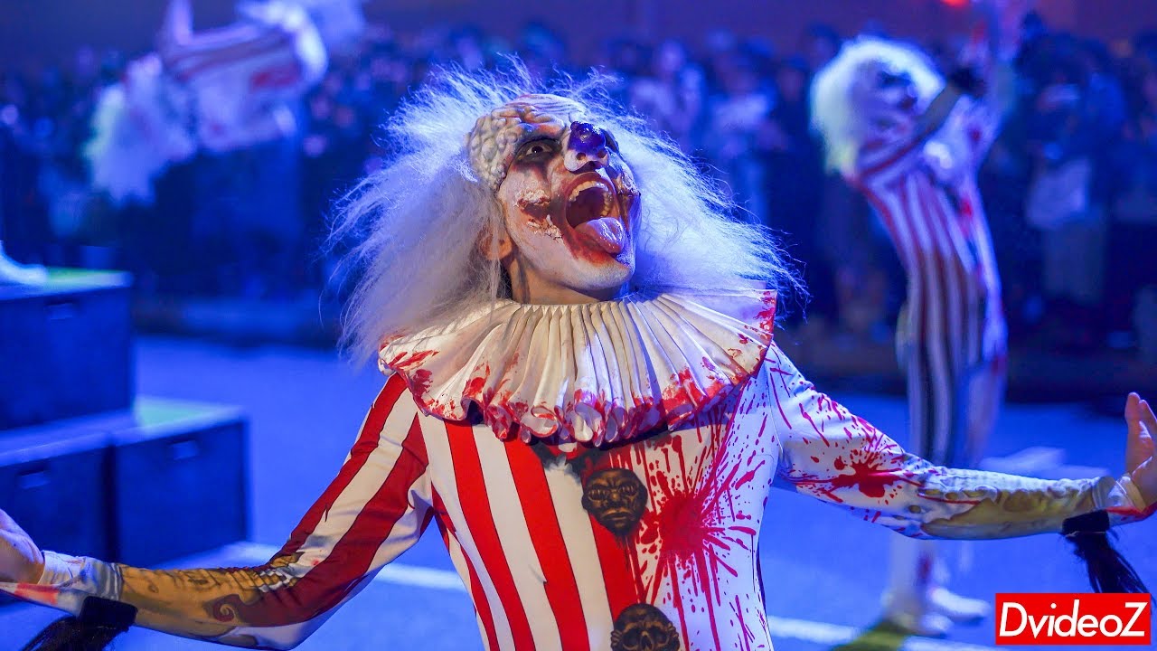 USJハロウィーンホラーナイト2018 ゾンビ・デ・ダンス ピエロゾンビダンス
