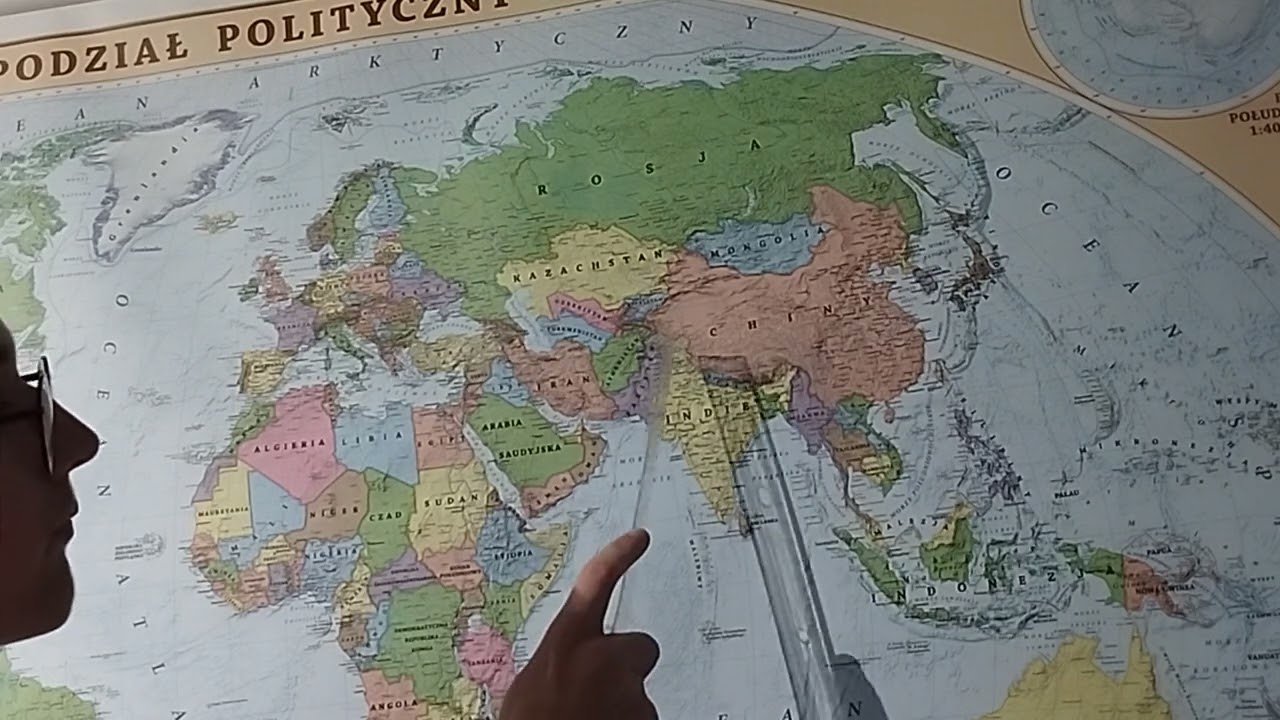 Mapa polityczna Azji