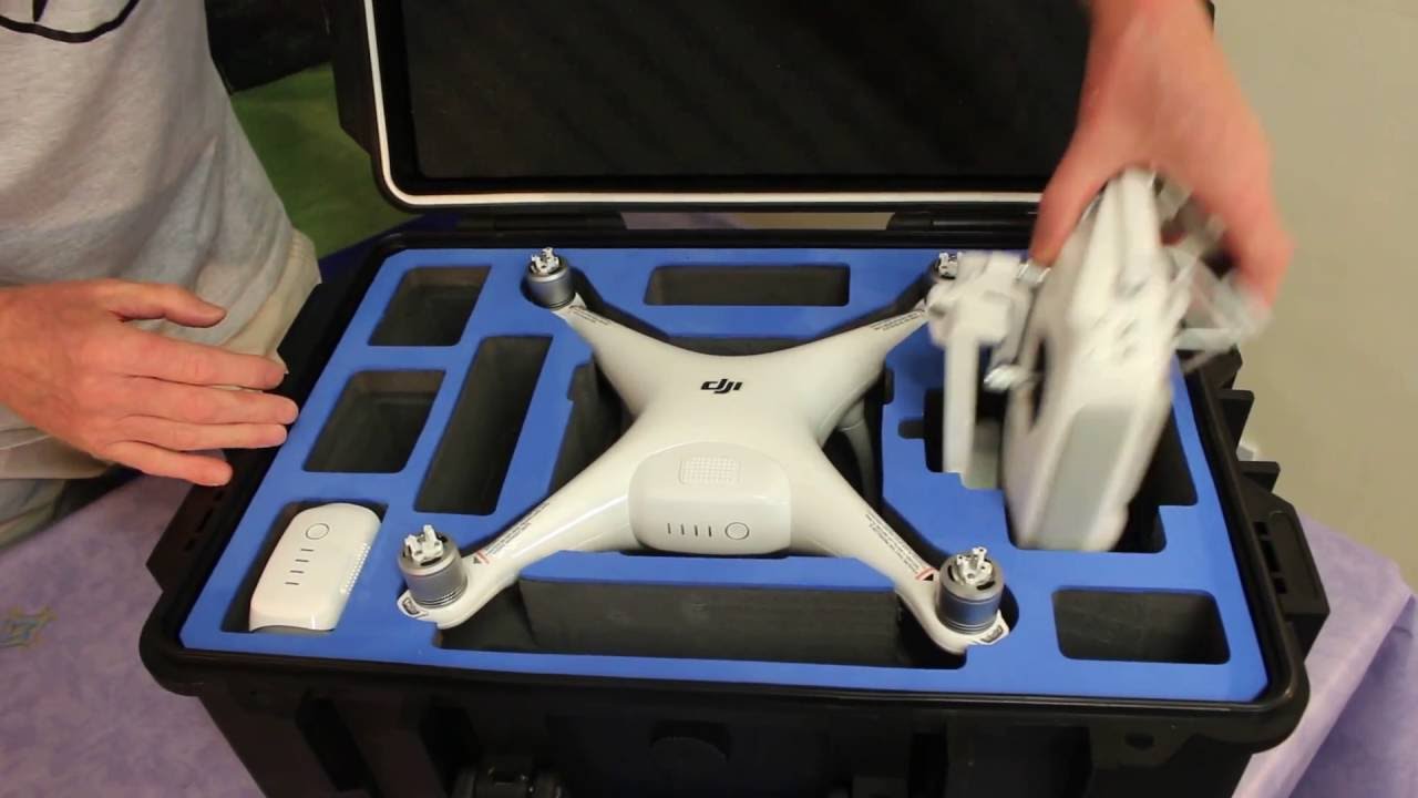 DJI Phantom 4 Hard Case designed for the Phantom 4 and Phantom 3 Series