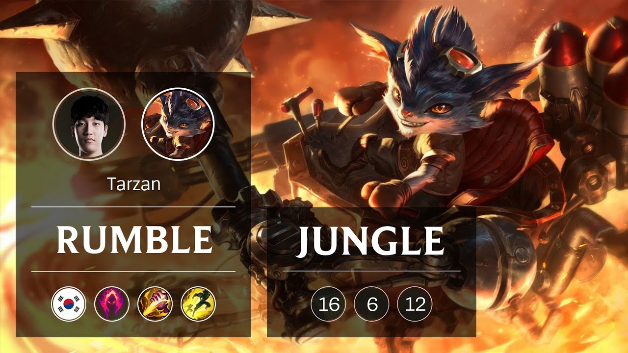 Rumble Jungle vs Xin Zhao - KR Challenger Patch 9.1