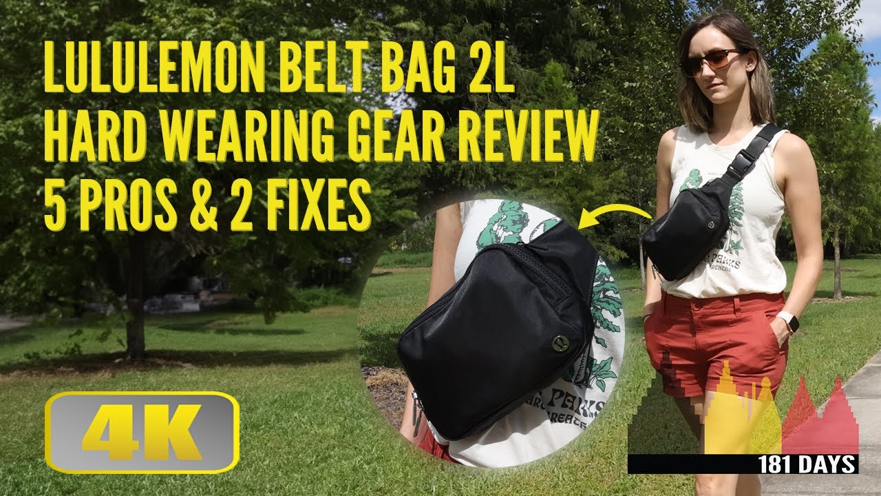 Lululemon Belt Bag 2L Hard Wearing Gear Review - 5 Pros & 2 Fixes