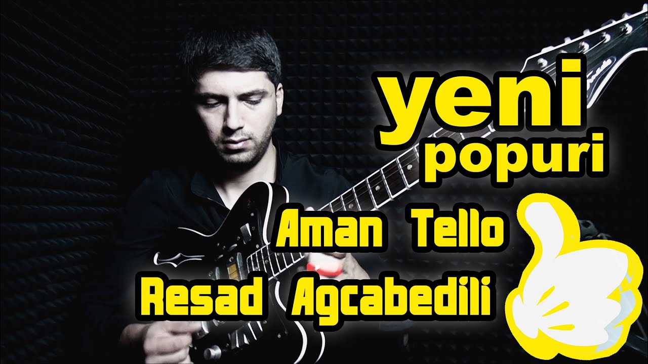 Aman tello popuri gitara Reşad Agcabedili / sintez R&ouml;yal / #gitara #gitarada #resad tik tok da trend