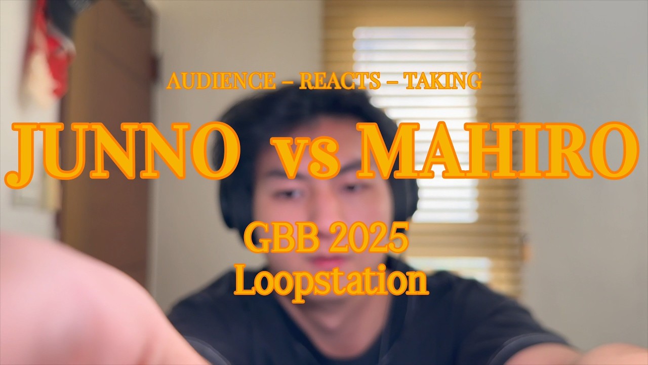 ELI REACTS--這重鼓點的氛圍感也建立得太好了吧! | JUNNO 🇯🇵 vs MAHIRO 🇯🇵 | GBB25: BOSS Loopstation | Quarter Final