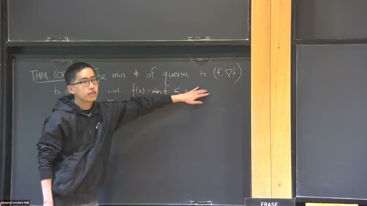 An Optimization Perspective on Log-concave Sampling - Sinho Chewi
