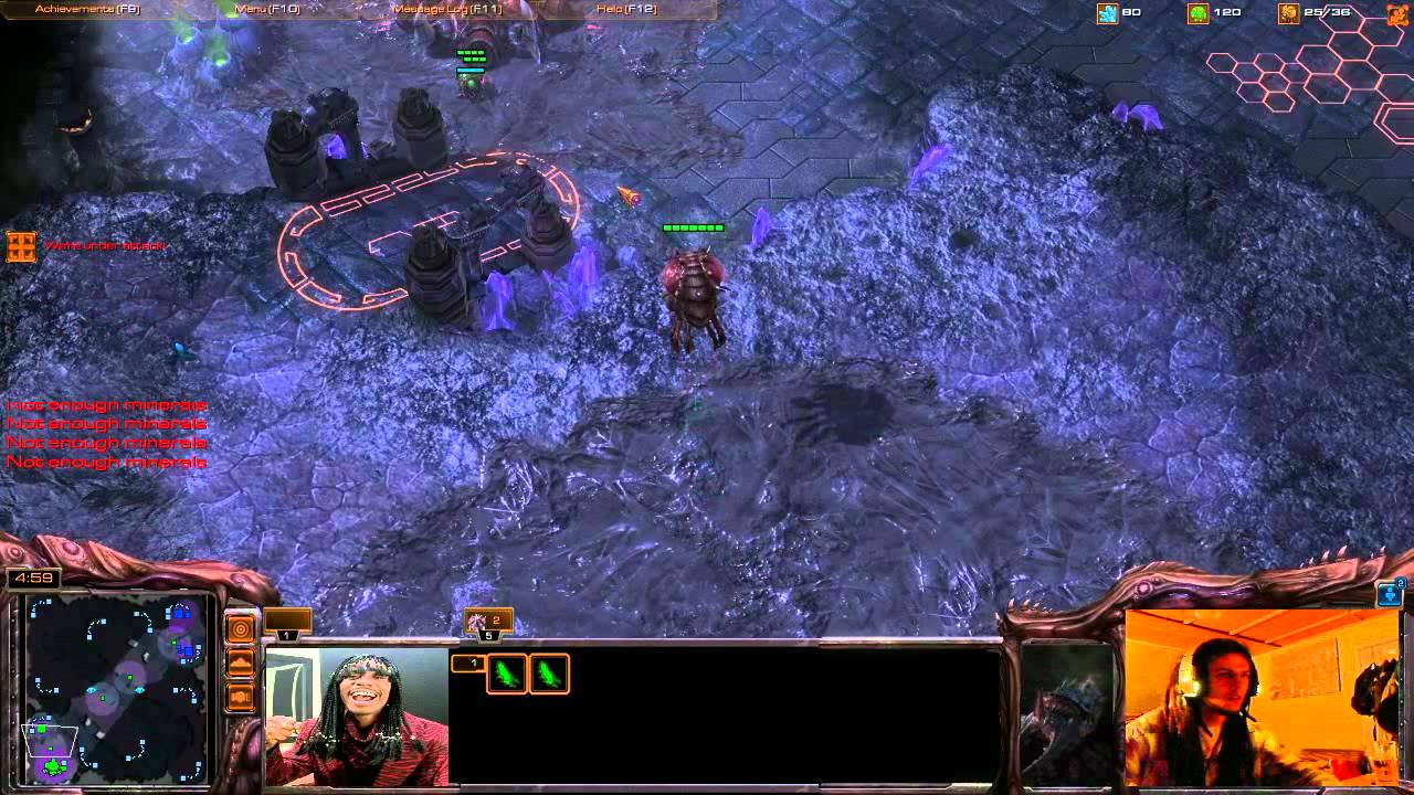 CcRickJames SC2! 1v1 Ladder Part 6 [HD720p]