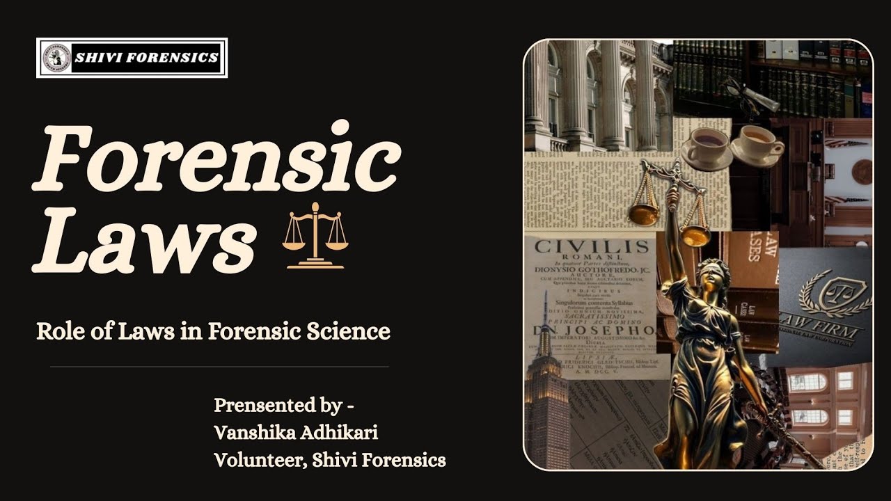 ⚖️ Role of Law in Forensic Science | Forensic Science & Legal Framework Explained