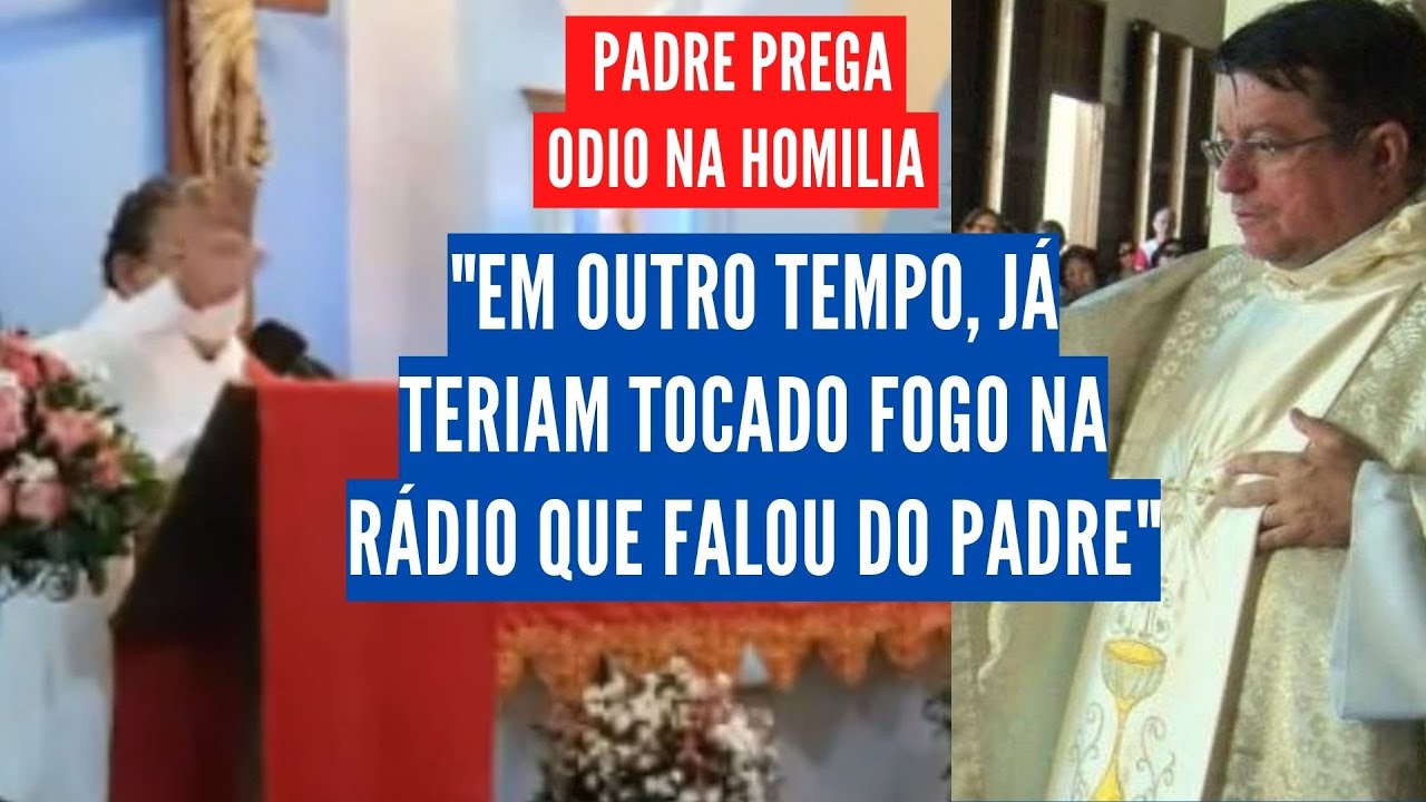 Padre detona imprensa que denunciou religioso que tinha caso com homem casado