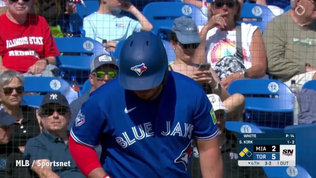 ALEJANDRO KIRK, BLUE JAYS VS MARLINS 26 FEBRERO 2026