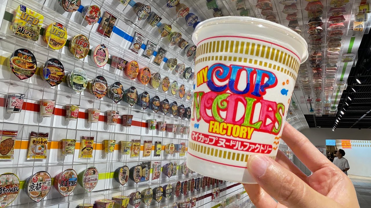 Making cup noodles at MY CUPNOODLES Factory  |  Cupnoodles Museum Osaka Ikeda