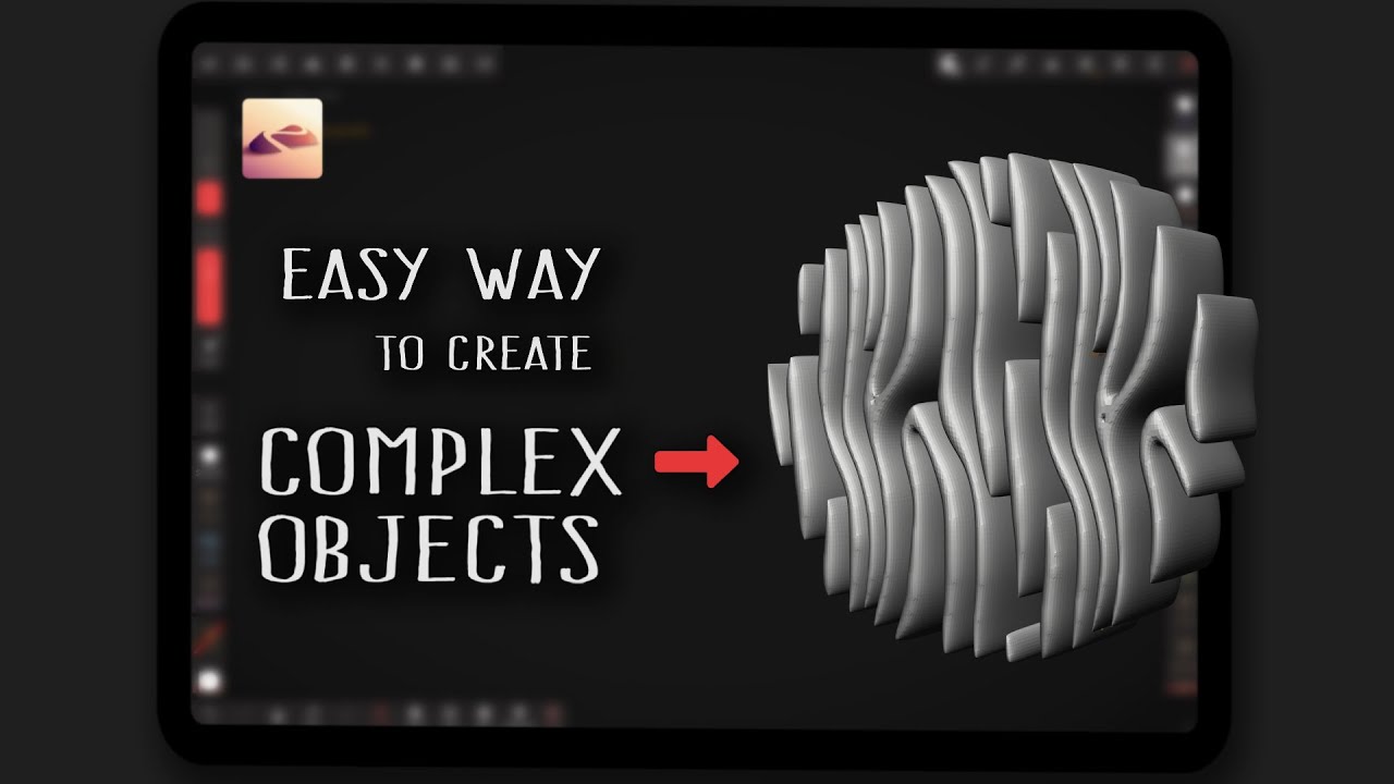 How To Use Triplanar In Nomad Sculpt To Create Complex Objects | Nomad Sculpt Tutorial