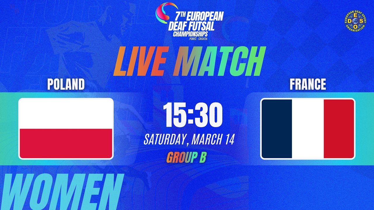 WOMEN | GAME 14 | GROUP B | POLAND vs FRANCE