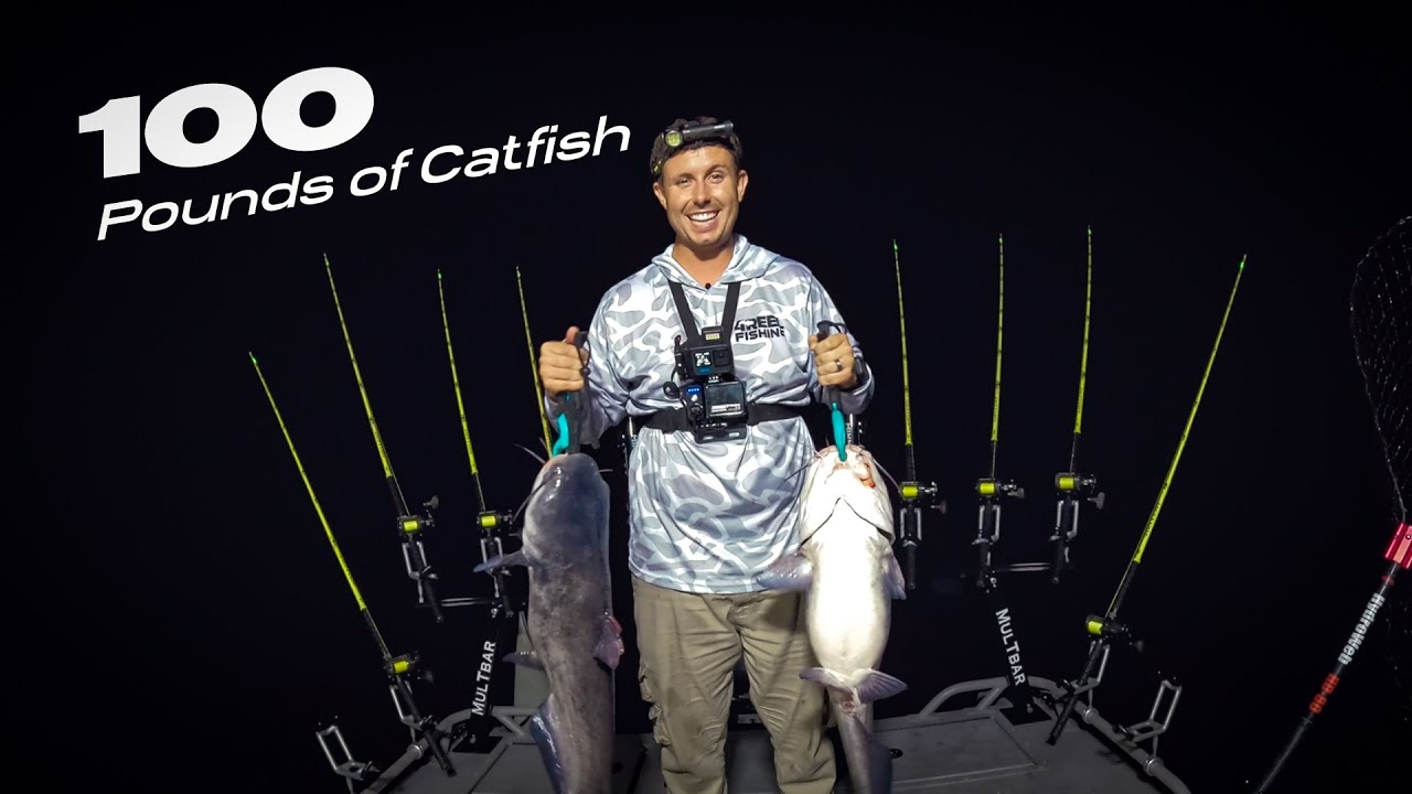 High Water Catfishing: 100lbs of Monster Catfish!