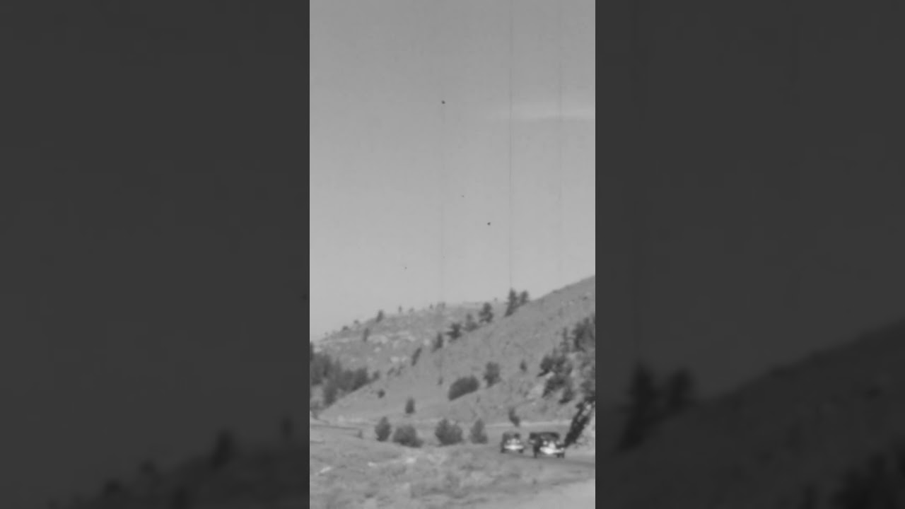 1930s Wyoming Journey: Road Signs & Scenic Valleys! #short #shorts