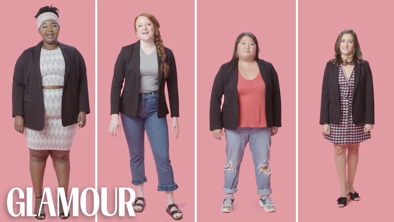 Women Sizes 0 Through 28 Try On the Same Blazer | Glamour