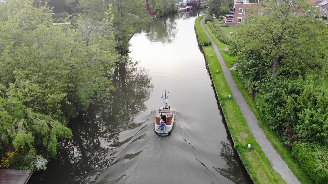 DRONE BEELDEN MET DE TENDER IN MONTFOORT