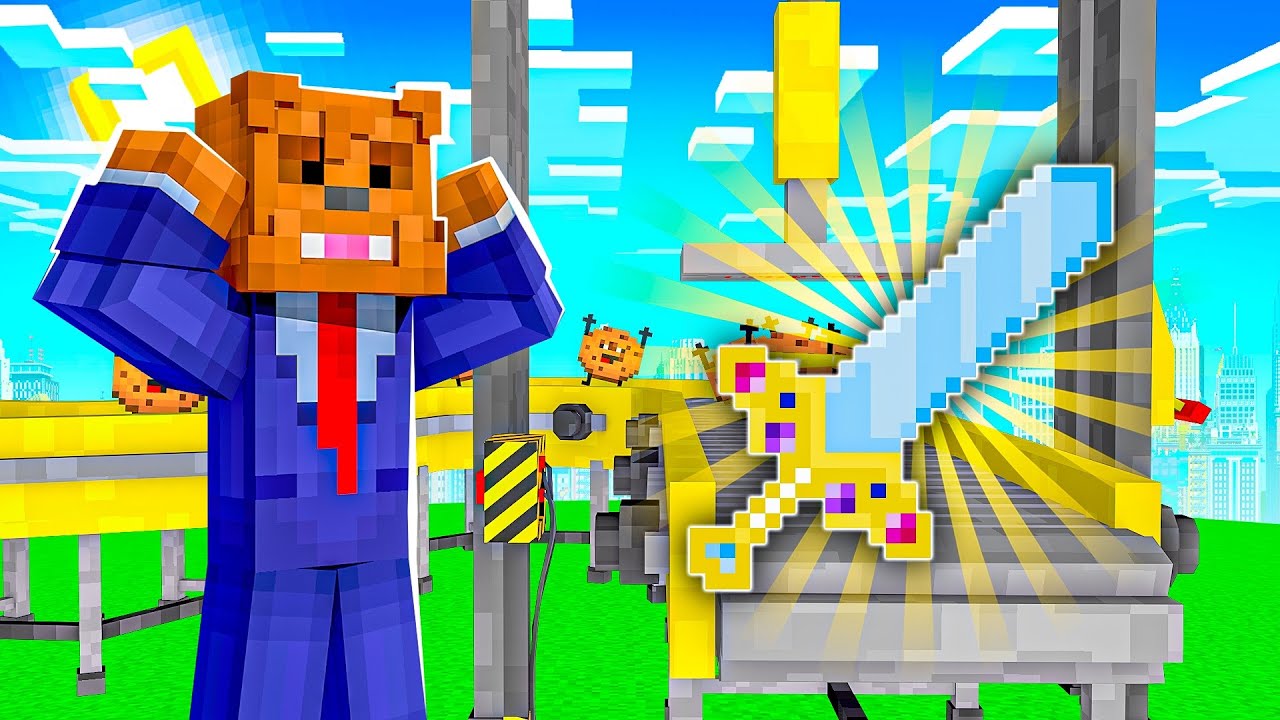 Making My MEGA Factory in Minecraft Cookie Camp