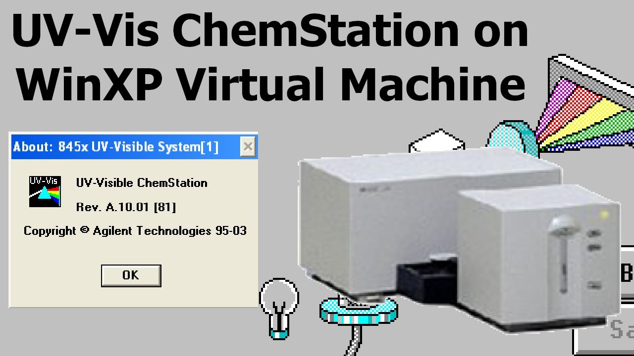 Running UV-vis ChemStation A.10.01 and Agilent 8453 on Windows XP Virtual Machine