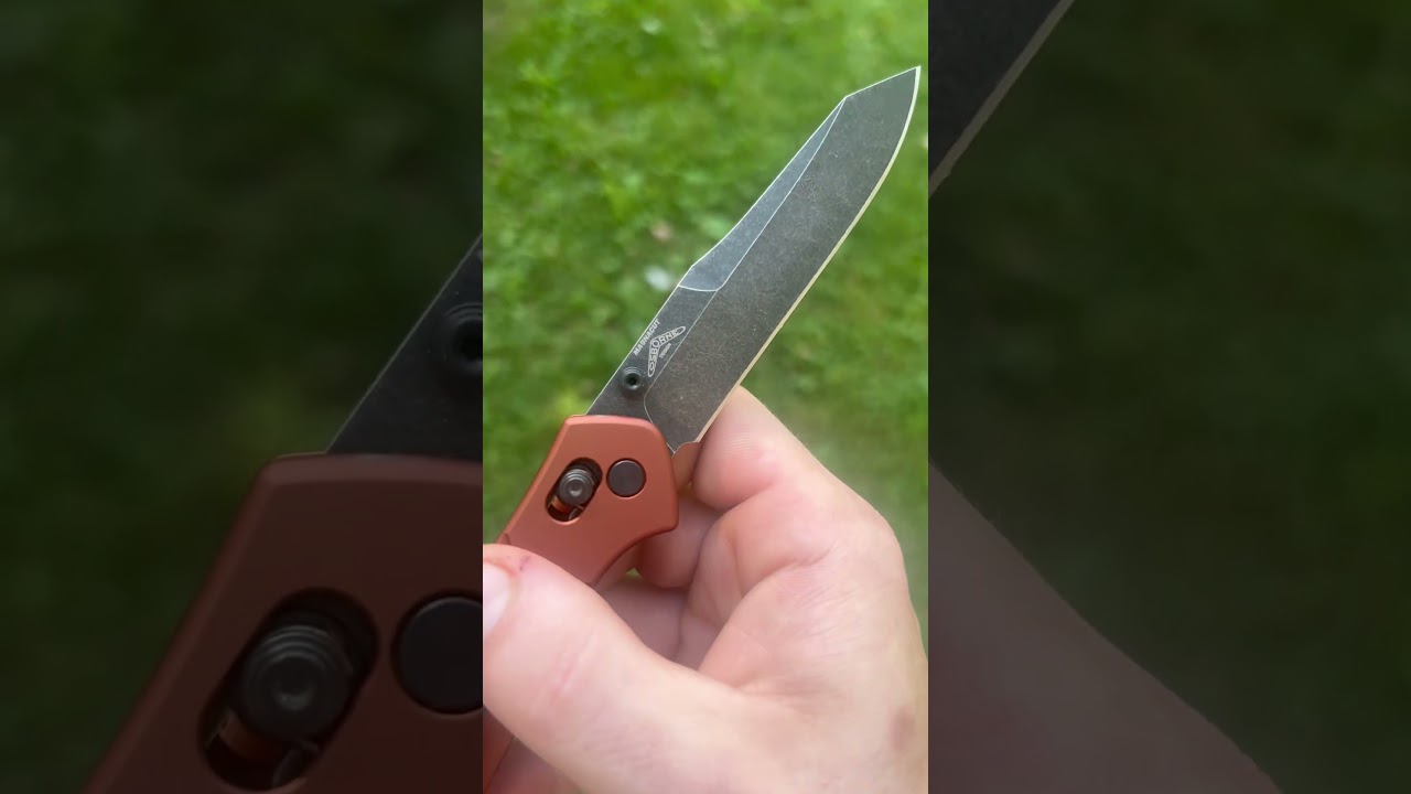 Benchmade Osborne 940-BK3, Magnacut Reverse Tanto Blade, Burnt Copper Aluminum Scales #pocketknife