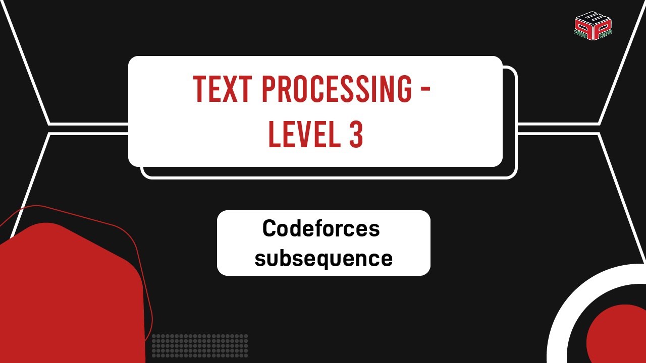 Codeforces subsequence || Codeforces